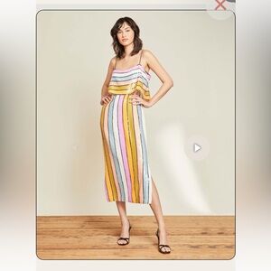 Veronica Beard Ivanna NWT Striped Sequin Dress